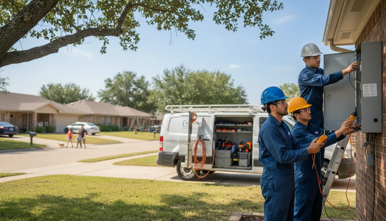 Certified electrician providing emergency electrical services in Brookston, IN